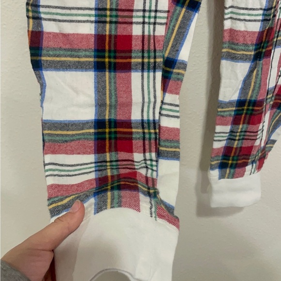 Old Navy Red and White Plaid Pajama Pants - Picture 5 of 11